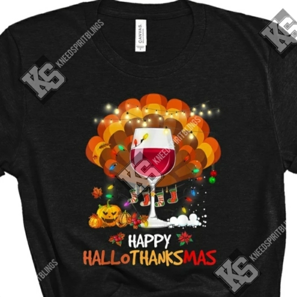 Happy Hallothanksmas Tee‎